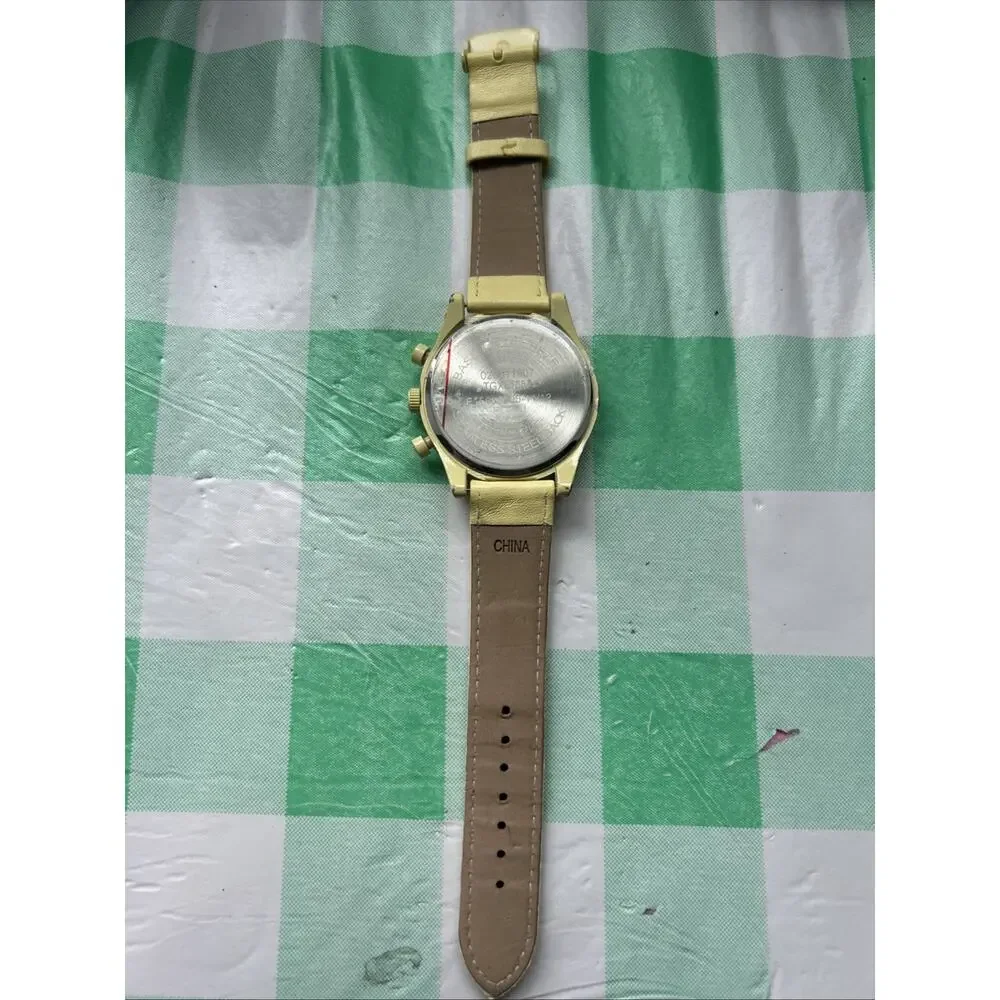 All Yellow Unisex Quartz Watch